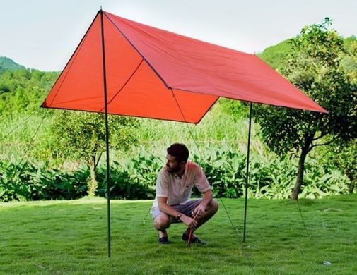 Тент універсальний Naturehike 210T polyester 2.15х1.5 м 0.23 кг NH15D004-X orange