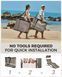 Шезлонг KingCamp Magnolia B10 Plus KC2520 grey/white KC2520_GREY/WHITE &ndash; фото 9