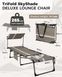 Шезлонг KingCamp Magnolia B10 Plus KC2520 grey/white KC2520_GREY/WHITE &ndash; фото 3
