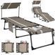 Шезлонг KingCamp Magnolia B10 Plus KC2520 grey/white KC2520_GREY/WHITE &ndash; фото 2