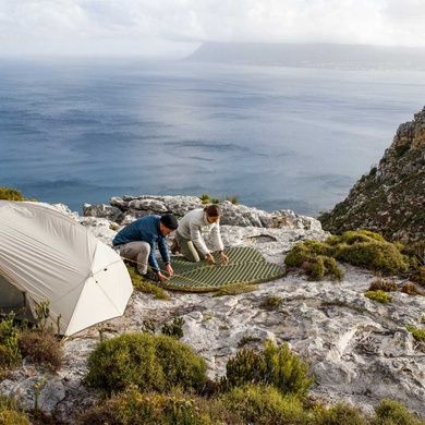 Матрац туристичний надувний одномісний Naturehike CNH22DZ018, надлегкий, 183х58х7 см, сірий, для туризму із мішком для надування 6975641888482 фото