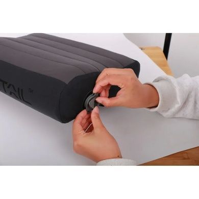 Надувна подушка анатомічна Flextail Zero Pillow grey 6971670131032 фото