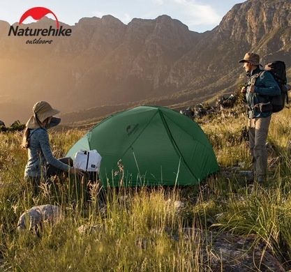 Намет Naturehike Star River II (2-х місний) 210T polyester New version + footprint NH17T012-T темно-зелений 6927595789049 фото