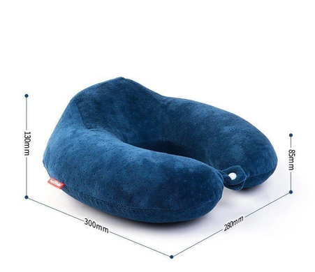 Подушка Naturehike Memory Foam U-Shaped Pillow NH15T089-Z dark blue