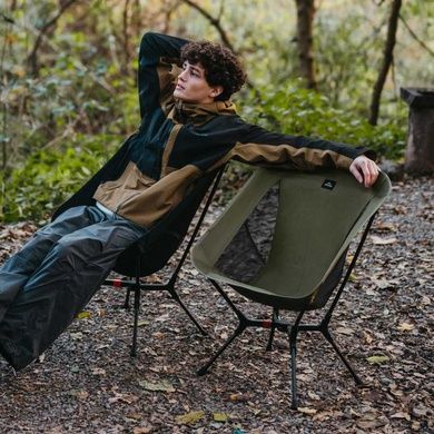 Стул складной ультралегкий Naturehike CNK2550JJ013 Yamami YL01, размер М, алюминий, черный 6927595775431 фото