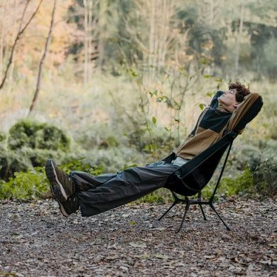 Стул складной ультралегкий Naturehike CNK2550JJ013 Yamami YL01, размер М, алюминий, черный 6927595775431 фото
