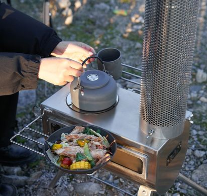 Піч дров'яна Mobi Garden Multifunctional stove NX22688003 grey