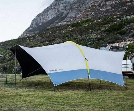 Тент кемпінговий Naturehike Cloud dome shelter 5.5х4.0 м NH19TM006 grey 6927595742655 фото