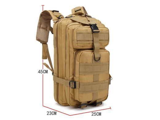 Рюкзак тактичний Smartex 3P Tactical 30 ST-008 khaki ST129 фото