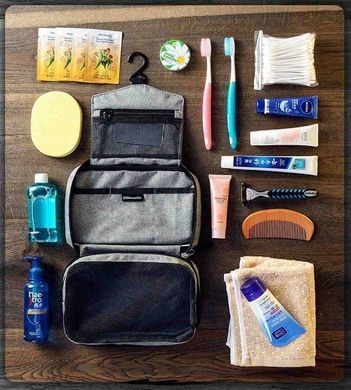 Несессер Naturehike Toiletry bag dry and wet separation M NH18X030-B grey 6927595729038 фото