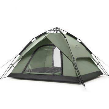 Намет Naturehike Automatic IV (4-місний) 210T polyester NH21ZP008 forest green 6927595777909 фото