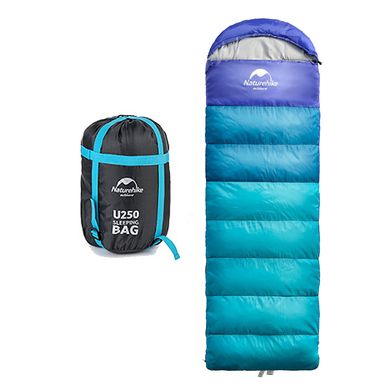 Спальный мешок с капюшоном Naturehike U250 NH17S010-D blue