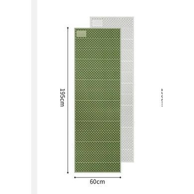 Килимок складаний IXPE Naturehike CNK2450WS044, алюмінієва плівка, 195x60х1,8 см, оливковий зелений 6927595788356 фото