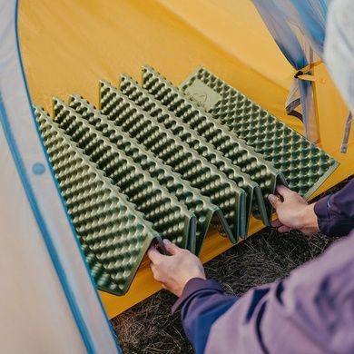 Килимок складаний IXPE Naturehike CNK2450WS044, алюмінієва плівка, 195x60х1,8 см, оливковий зелений 6927595788356 фото