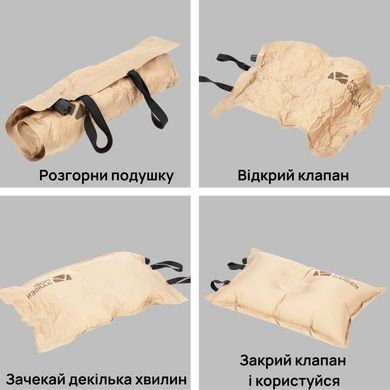 Подушка самонадувна Mobi Garden Stars air NXL1534002 beige 6926767315093 фото