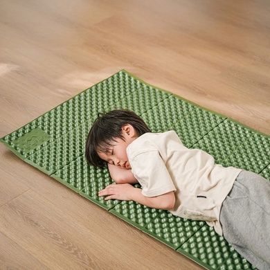 Килимок складаний IXPE Naturehike CNK2450WS044, алюмінієва плівка, 195x60х1,8 см, оливковий зелений 6927595788356 фото