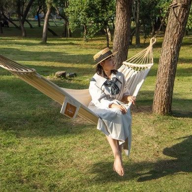 Гамак одномісний Naturehike Anti-rollover сotton NH20DC001 зелений 6927595767641 фото