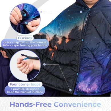 Одеяло туристическое KingCamp Smart 150 XL KS2435 starry sky KS2435_STARRYSKY фото