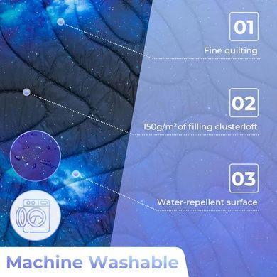 Одеяло туристическое KingCamp Smart 150 XL KS2435 starry sky KS2435_STARRYSKY фото
