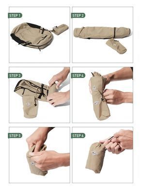 Рюкзак міський компактний Mobi Garden Xing Ultralight Backpack NX21664016 Khaki 6926767316373 фото