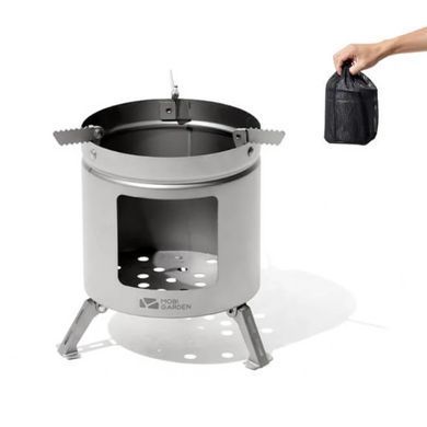 Печка дровяная Mobi Garden Wood Stove NX22666020 titanium 6926767312047 фото