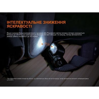 Ліхтар налобний Fenix HM55R, рожевий HM55Rnbl фото