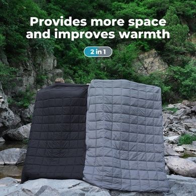 Ковдра туристична KingCamp Smart 150 KS2432 black KS2432_BLACK фото