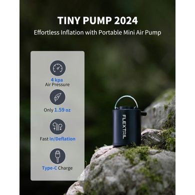 Насос кемпінговий Flextail Tiny Pump black 6975755961323 фото