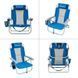 Пляжное кресло складное KingCamp KC2104 blue KC2104_BLUE &ndash; фото 3
