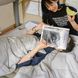Спальний мішок з подушкою Naturehike 100 NH22MSD01 сірий